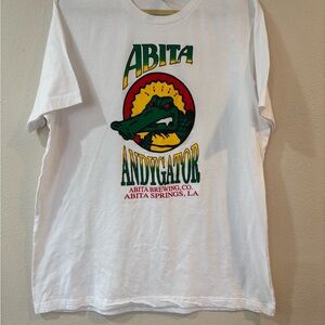 Abita AndyGator White T-Shirt